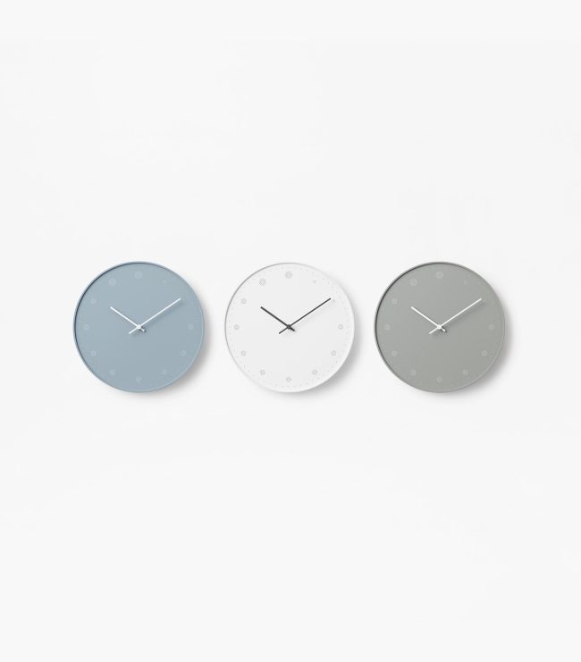 Molecule Wall Clock Grey - Görsel 2