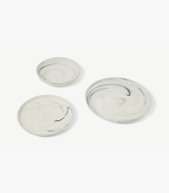 Lillianna 12 Piece Marbled Dinner Set - Görsel 3